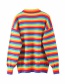Fashion Color Striped Sweater