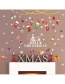 Fashion Color Christmas Stocking Wall Sticker