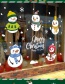 Fashion Color Snowman Merry Christmas Wall Sticker