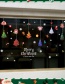 Fashion Color Christmas Tree Pendant Wall Sticker