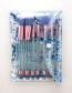 Fashion Blue 7 Sticks Of Granules With Plastic Handle Sequins