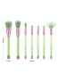 Fashion Green 7 Sticks Of Granules With Plastic Handle Sequins