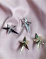 Fashion Silver Pentagram Ear Clip