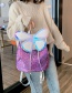 Fashion Pink Butterfly Sequin Backpack