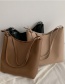 Fashion Khaki Belt Hand Strap Shoulder Bag