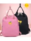 Fashion Pink Embroidered Fruit Backpack