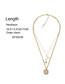 Fashion Gold Multilayer Alloy Flower Necklace