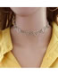 Fashion Gold Heart-shaped Hollow Chain Geometric Necklace