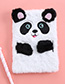 Fashion Panda Cartoon Plush Rabbit Ears Notepad