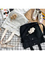 Fashion Black Belt Bear Multi-pocket Canvas Bear Shoulder Messenger Bag