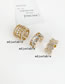 Fashion Gold Alloy Diamond Wide Open Ring