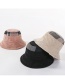 Fashion Black Double-sided Wear Fishing Color Matching Basin Cap