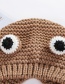 Fashion Red Cartoon Knit Frog Big Eyes Children's Wool Cap