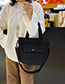 Fashion Black Canvas Shoulder Messenger Bag