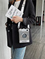 Fashion Silver Camera Box Shoulder Messenger Bag