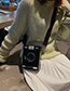 Fashion Black Camera Box Shoulder Messenger Bag