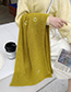 Fashion Beige Knitted Avocado Wool Collar
