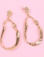 Fashion Gold Alloy Geometric Earrings