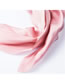Fashion Pink Silk Scarf Satin Big Tail Hair Ring