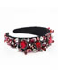 Fashion Red Full Diamond Gem Headband