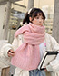 Fashion Wine Red Knitted Wool Scarf