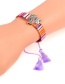 Fashion Color Colorful Diamond Love Micro Fringe Tassel Bracelet