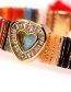 Fashion Color Fringed Micro-inlaid Zircon Love Strap Bracelet