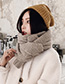 Fashion Gray Knitted Wool Scarf