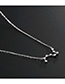 Fashion Silver  Silver Inlaid Zircon Constellation Necklace