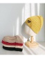 Fashion 1987 Beige Knitted Wool Cap