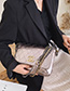 Fashion Red Wine Pure Color Decorated Shoulder Bag