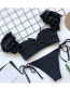 Fashion Black Sleeve Bikini Set