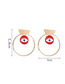 Fashion Gold Gold-plated Big Circle Earrings