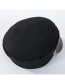 Fashion Black Woolen Cap