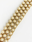 Fashion Gold Alloy Diamond Pearl Belt