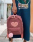 Fashion Pink Corduroy Backpack