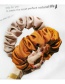 Fashion Orange Fabric Silk Acetate Pleated Headband