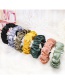 Fashion Green Bright Silk Folds Solid Color Headband