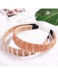 Fashion Champagne Crystal Beaded Crystal Wide-necked Rice Beads Headband