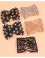 Fashion Black + Gold Beaded Alloy Hairpin