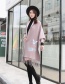 Fashion Lake Blue Cashmere Double Sided Can Be Worn With Sleeve Tassel Cloak Cloak