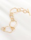 Fashion Gold Metal Chain Irregular Bracelet