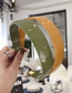 Fashion Matte - Green Plastic Light Board With Toothed Anti-skid Headband