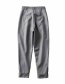 Fashion Gray Solid Color Suit Straight Pants