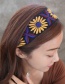 Fashion White Sun Flower Headband Bow Headband