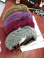 Fashion Purple Sparkling Cross Hair Band Wide-brimmed Fabric Knotted Headband