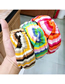Fashion 2# Color Strip Knotted Headband Striped Knit Wide-brimmed Yarn Knotted Headband
