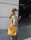 Fashion Yellow Canvas Backpack