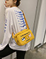 Fashion Yellow Child Cartoon Panda Crossbody Shoulder Bag