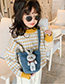 Fashion Brown Plush Children's Shoulder Messenger Bag